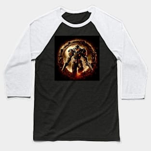 Doom Guy Portal Baseball T-Shirt